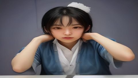 心理健康主题插画，一双手托着心形图案，象征对韩国娱乐圈艺人心理健康议题的关注与支持