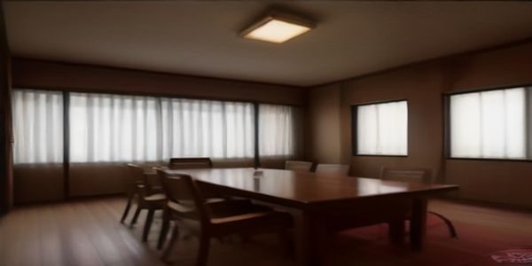韩国娱乐公司高层会议室，西装革履的高管们围坐在长桌前审阅艺人形象管理方案，冷色调荧光灯映照出权力与商业逻辑的交织
